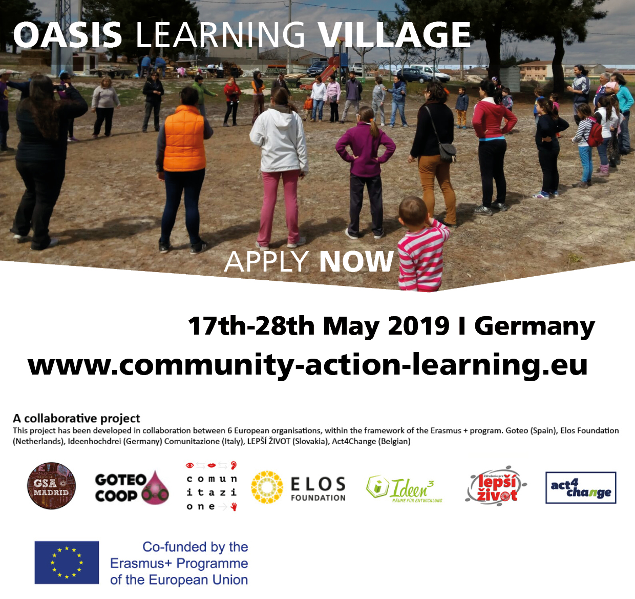 Apply now for the OASIS LEARNING Village OASIS LEARNING VILLAGE